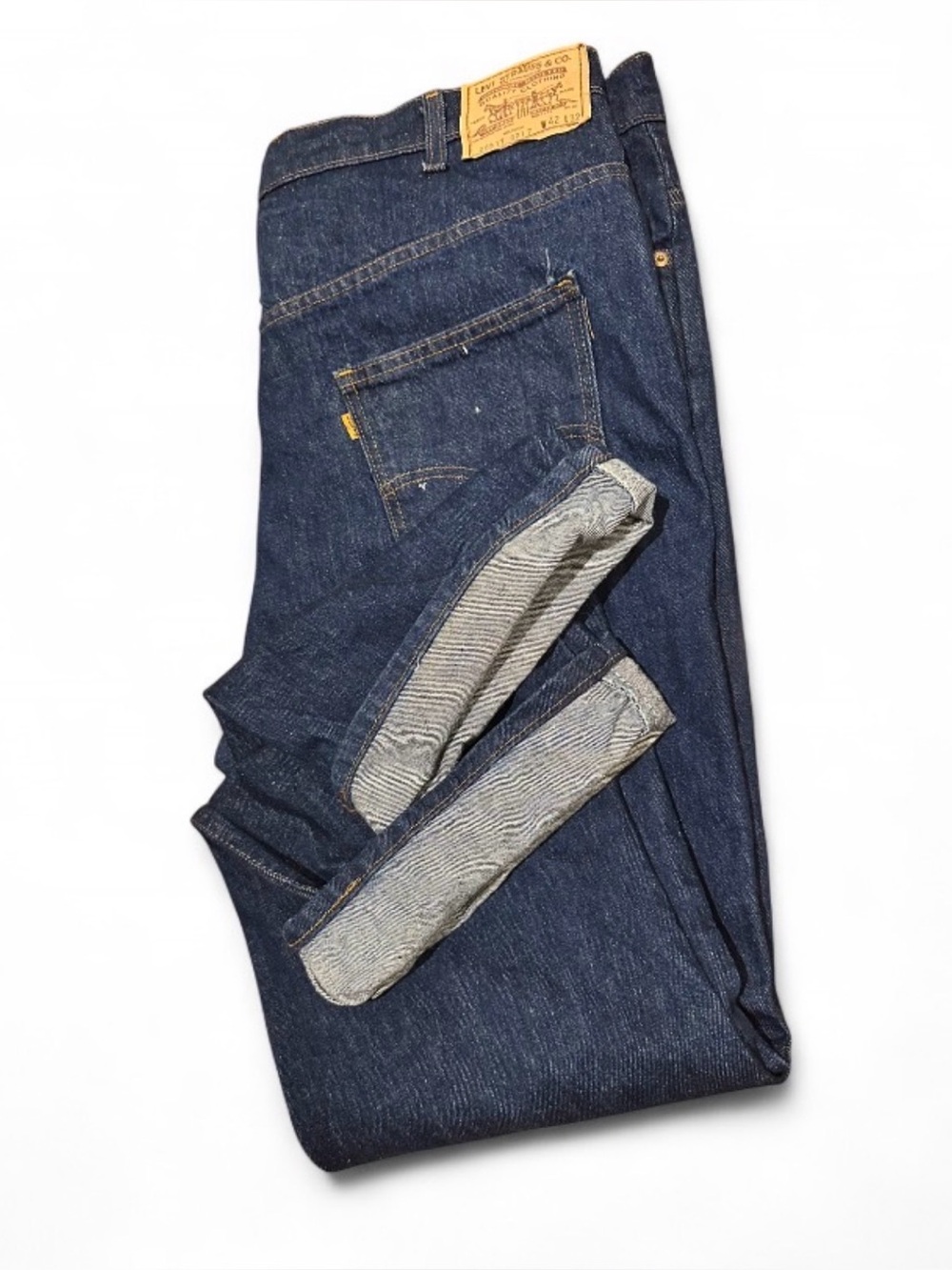 VTG 70s/80s Men’s Levis Strauss & Co. Jeans 42x32 orange tab jeans